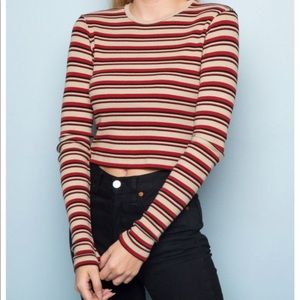 Brandy stripped long sleeve